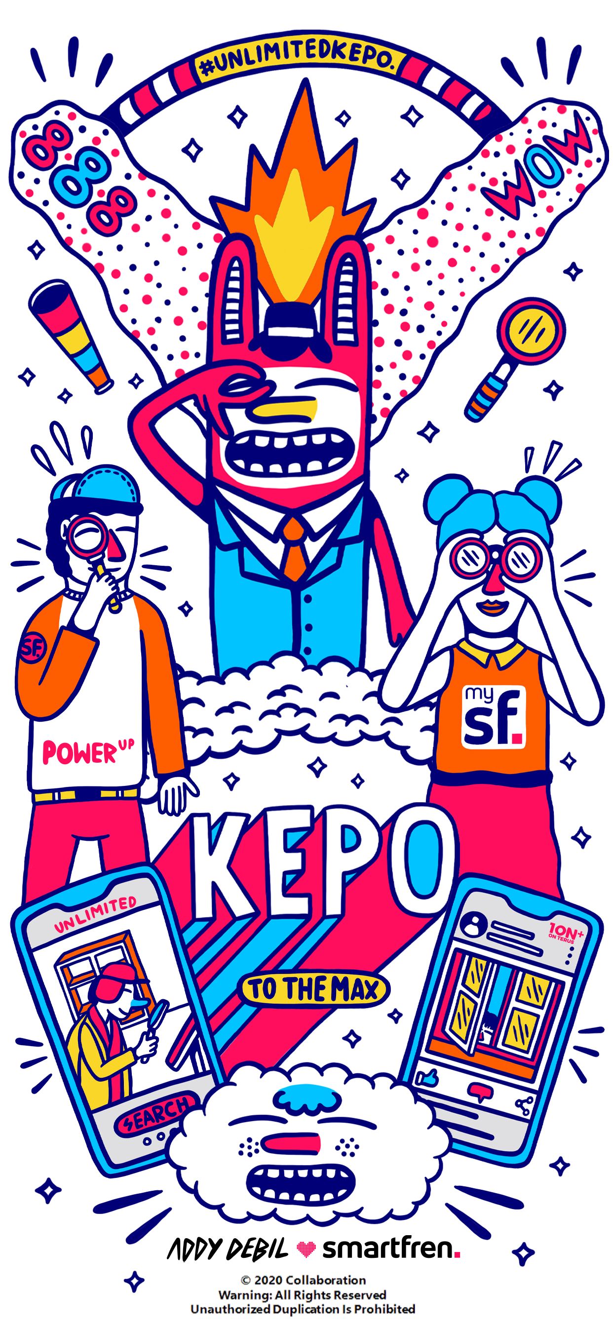 Smartfren x Addy debil (wallpaper)