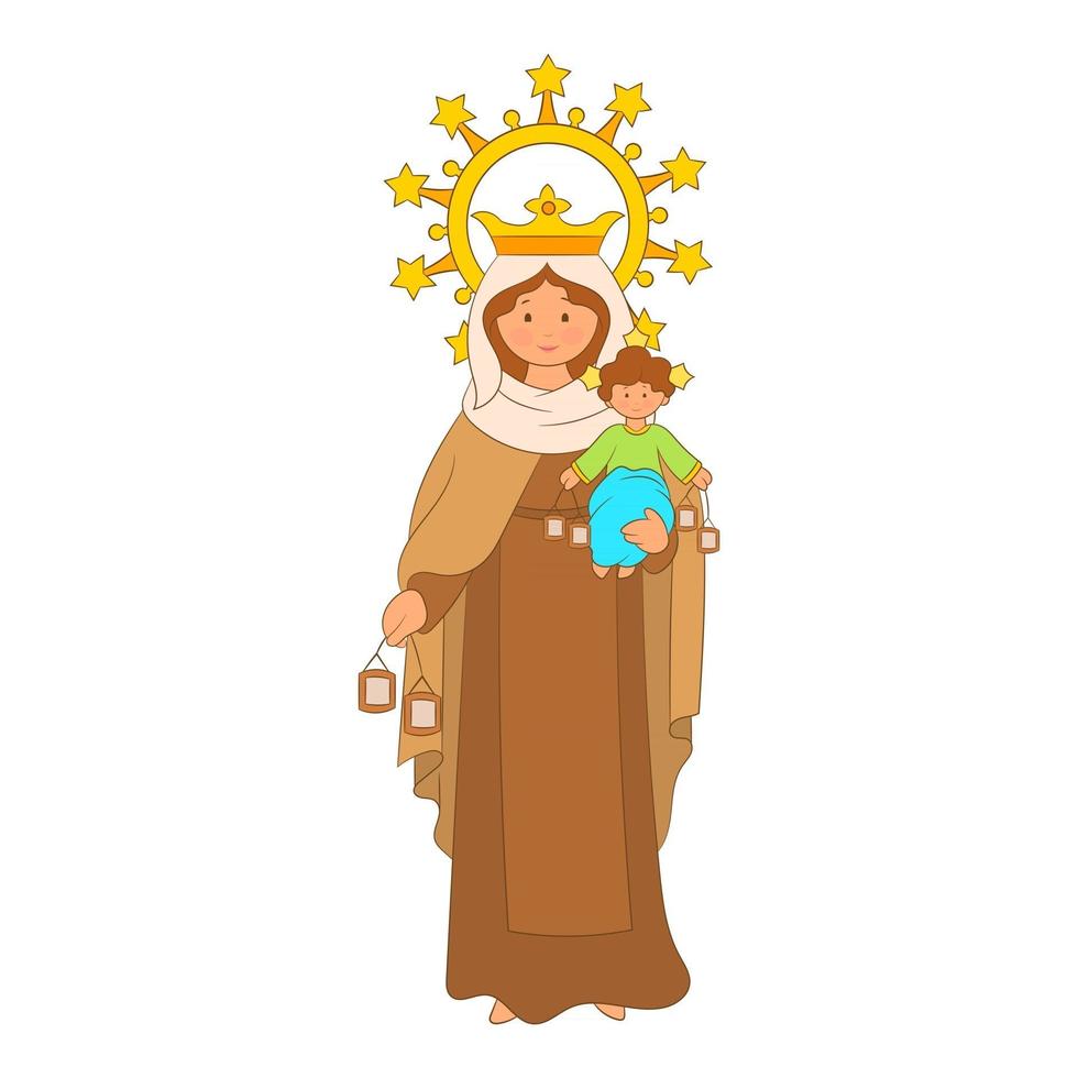 Our Lady of Mount Carmel Carmine Virgin Mary