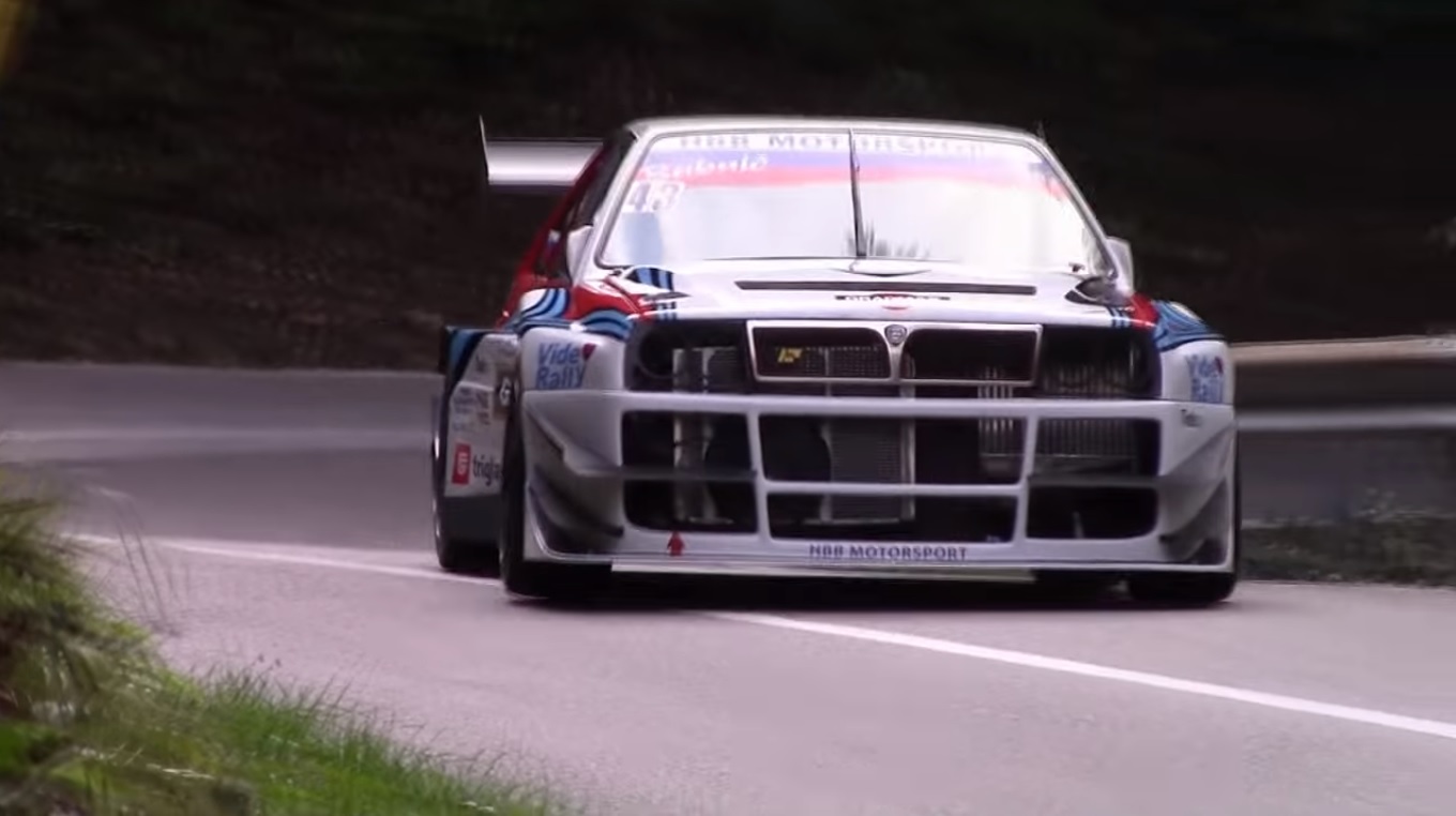 Lancia Delta Integrale Evo Hillclimb Racing Car Shoots Flames, Packs 700 HP
