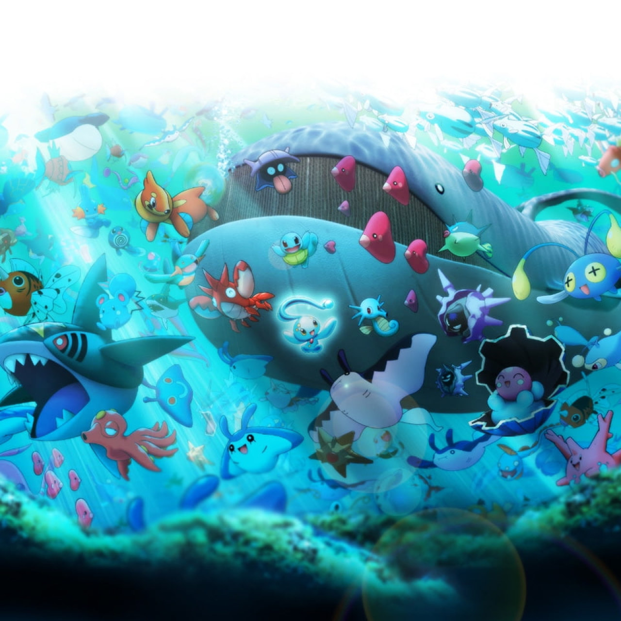 Wallpaper Pokemon Underwater Underwater Anime Pokemon HD • Wallpaper For You