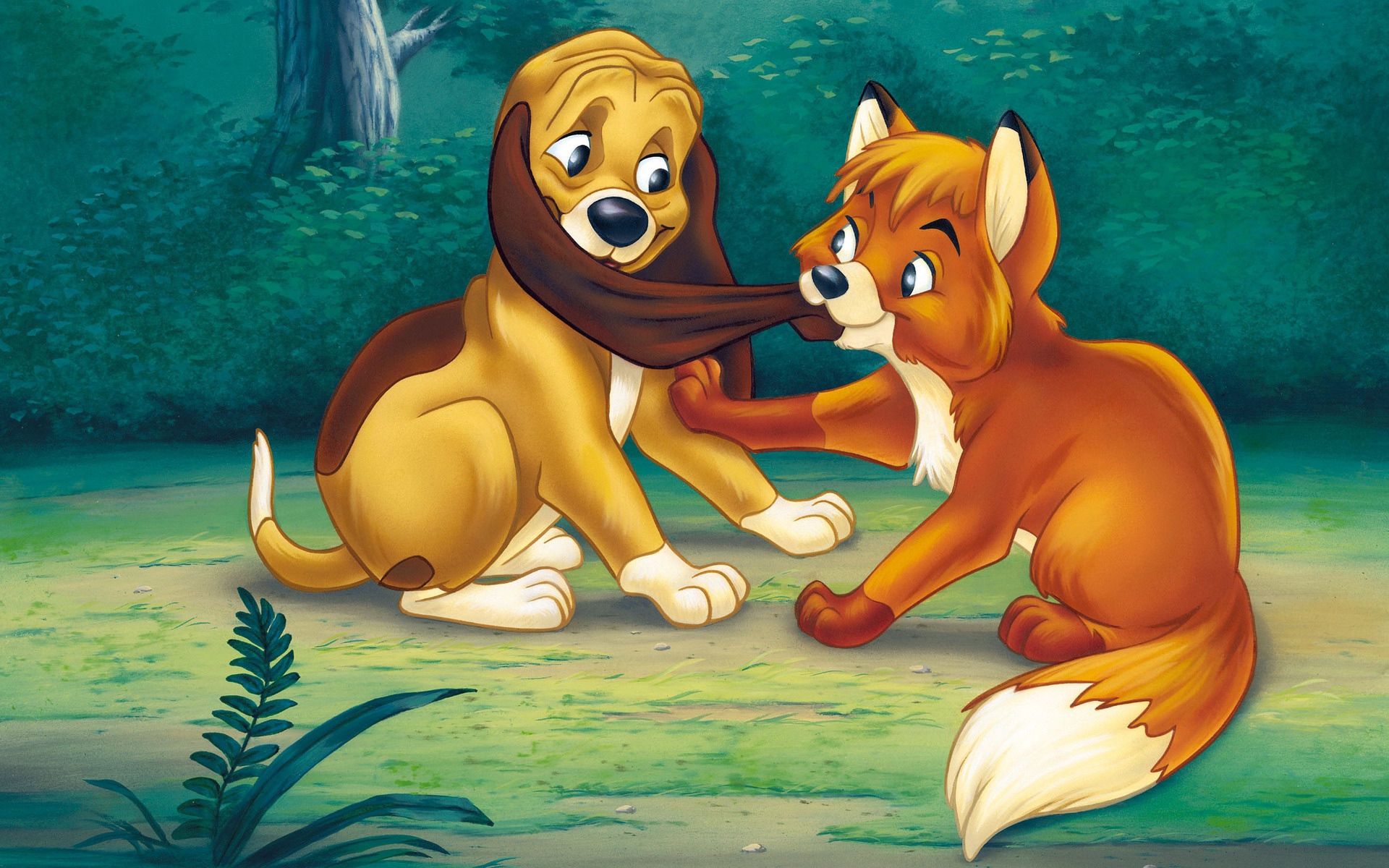 The Fox and The Hound Wallpapers.