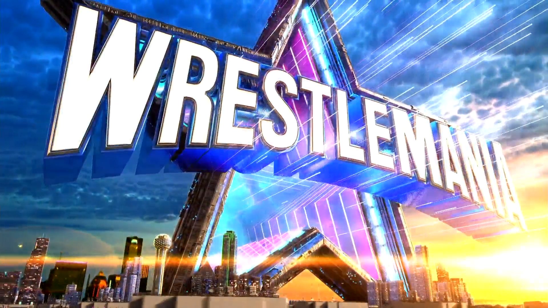 Photos: Large WrestleMania 38 Banners Go Up At AT&T Stadium Inc