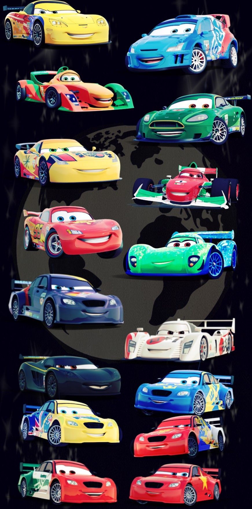 Disney Cars 2 Racers. Disney cars wallpaper, Disney cars, Disney pixar cars