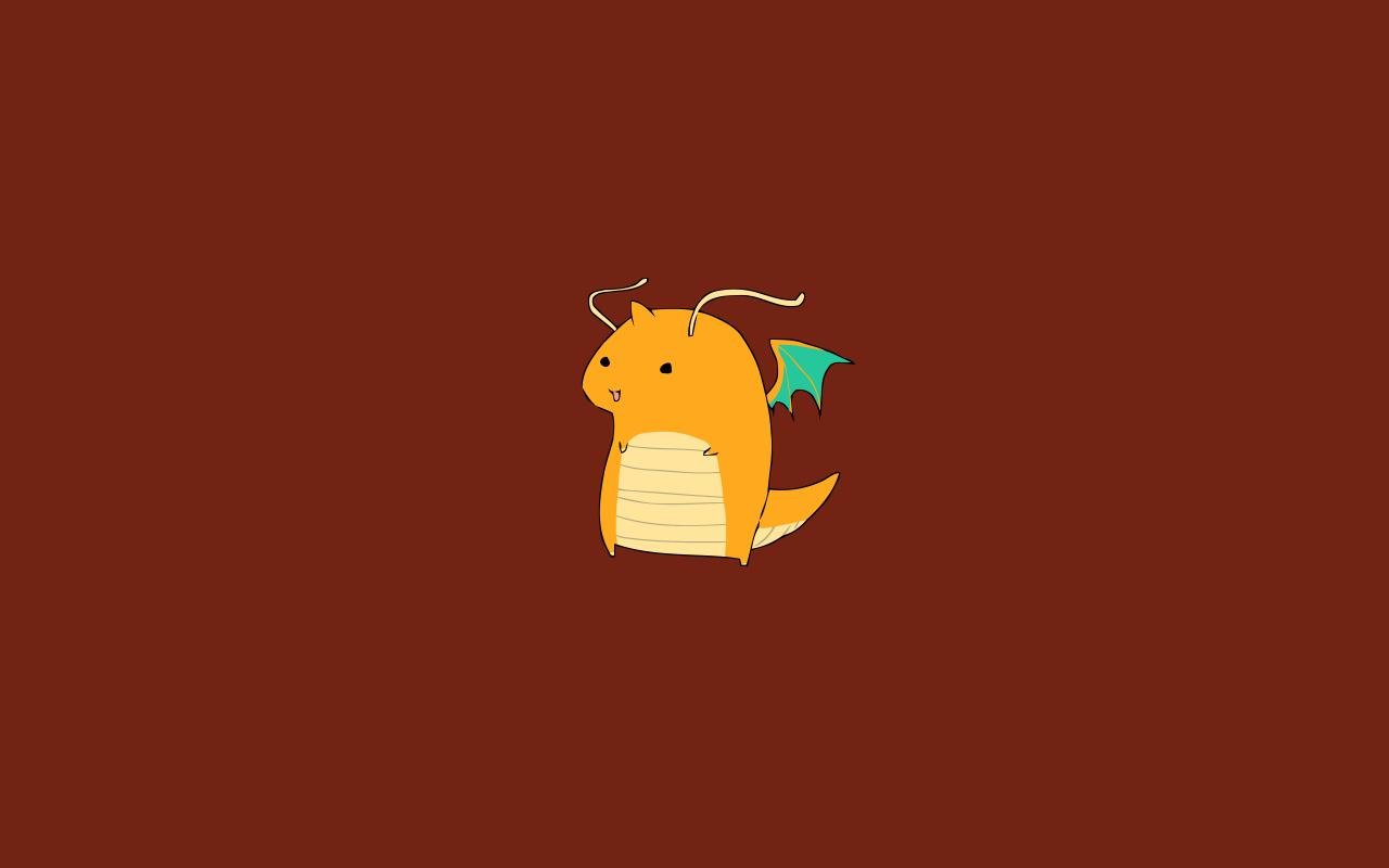 High resolution Dragonite (Pokemon) HD 1280x800 background for PC