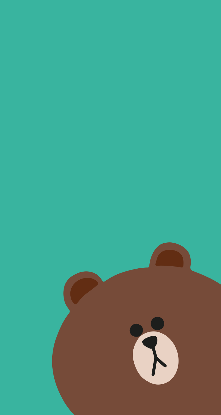 line bear wallpaper, cartoon, illustration, brown, teddy bear, bear