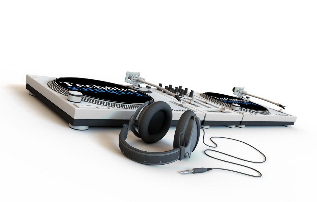 Wallpaper Minimalism, DJ, Headphones Image For Desktop, Section Hi Tech