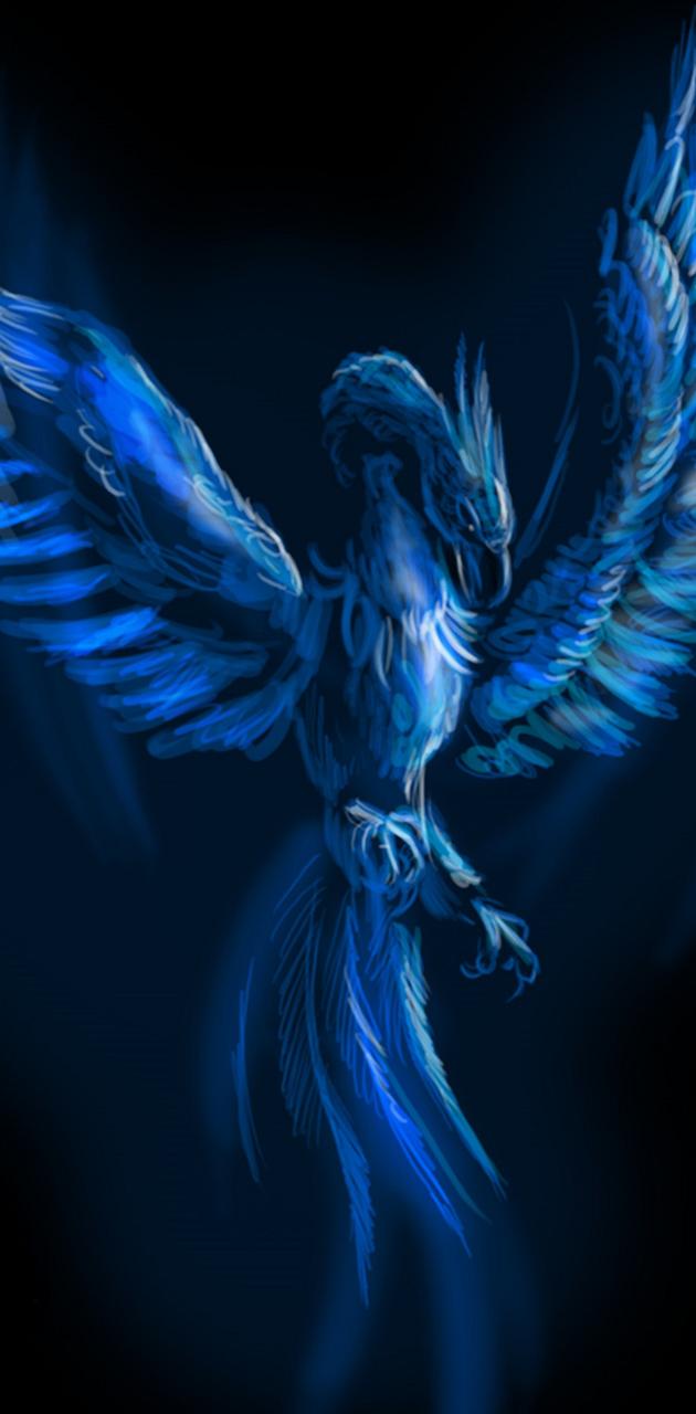 Blue Phoenix wallpaper