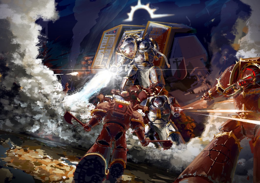Grey Knights Warhammer Art Wallpaper & Background Download