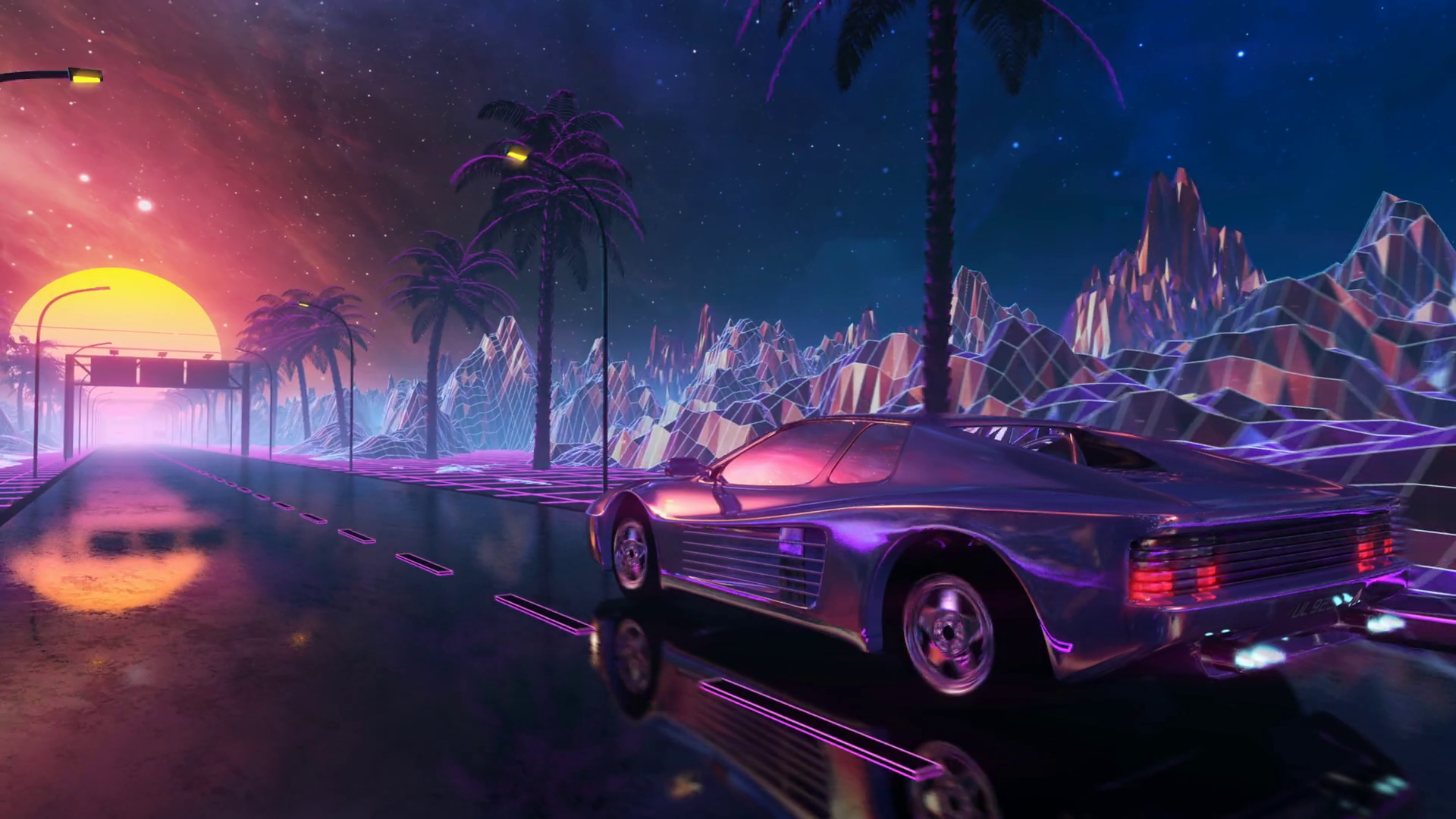 Retro Night Drive Wallpapers - Wallpaper Cave