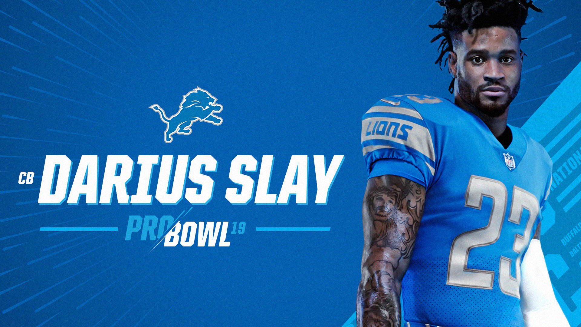Detroit Lions Slay named to second consecutive Pro Bowl