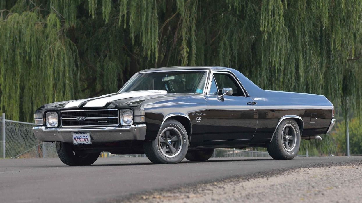 CHEVROLET EL CAMINO Pickup Cars Black (ss) Wallpaperx936