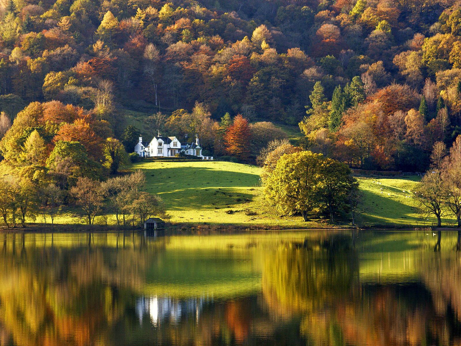 Grasmere Lake Lake District Cumbria England. Lake district, Lake district england, Lake landscape
