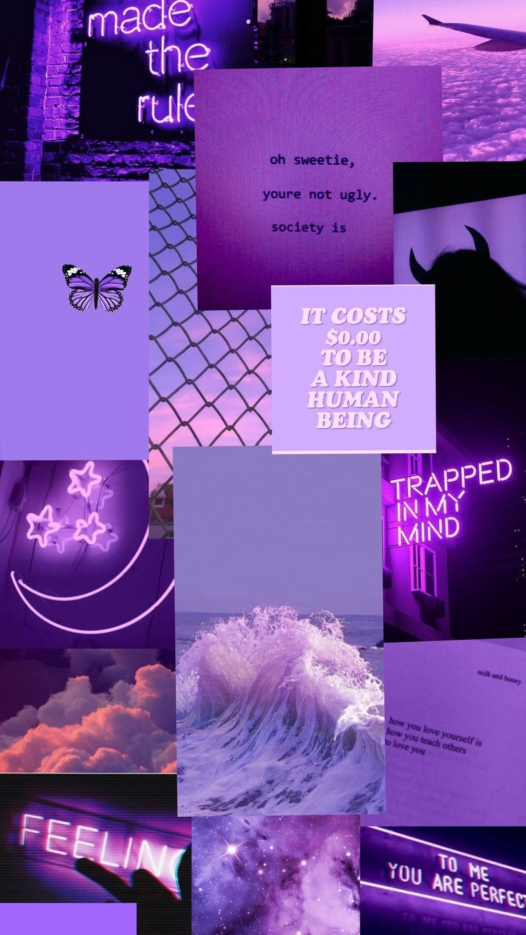 Free download Purple Aesthetic Wallpaper Collage Color wallpaper iphone Dark [1080x2198] for your Desktop, Mobile & Tablet. Explore Light Purple Collage Wallpaper. Light Purple Background, Light Purple Wallpaper, Collage Background