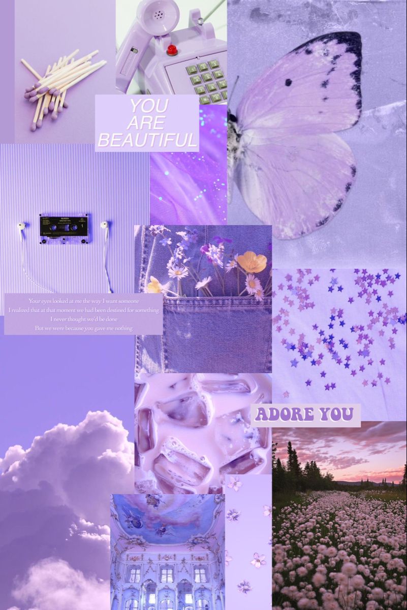Free download Purple aesthetic Wallpaper Purple aesthetic background Light [801x1200] for your Desktop, Mobile & Tablet. Explore Light Purple Collage Wallpaper. Light Yagami Wallpaper, Light Purple Background, Collage Background