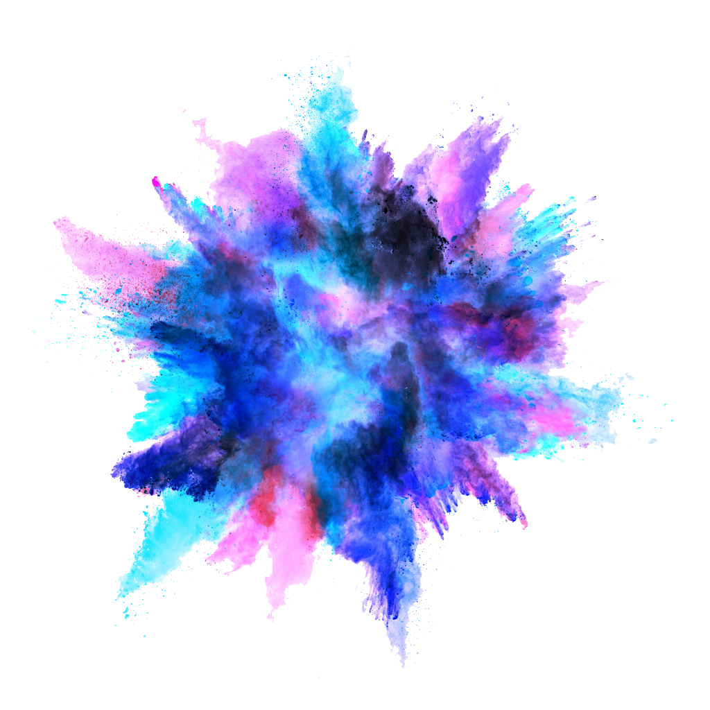 Blue Color Powder Explosion PNG Image. Watercolor splash png, Watercolor splash, Color splash effect