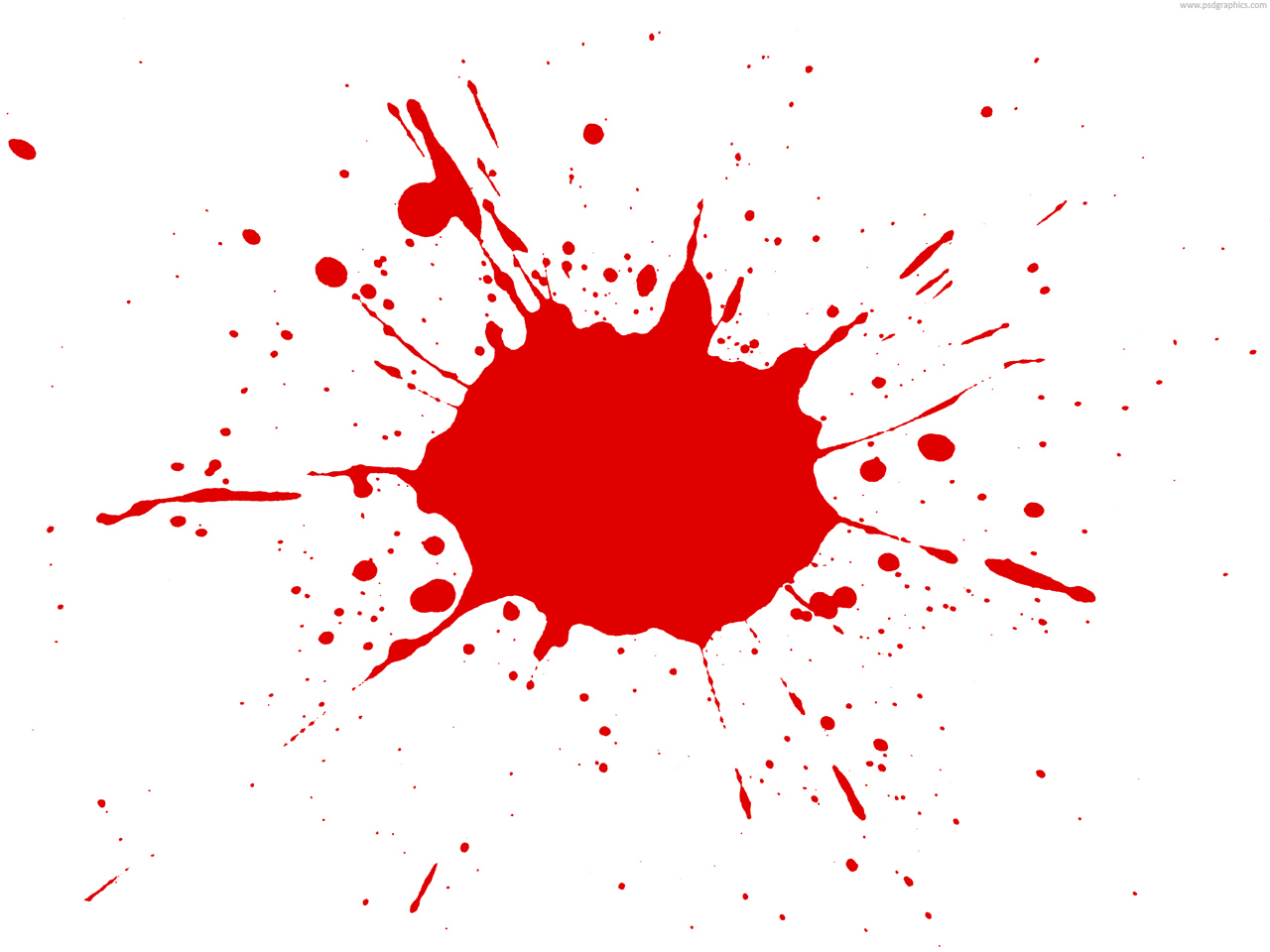 Red Paint Splash Wallpaper