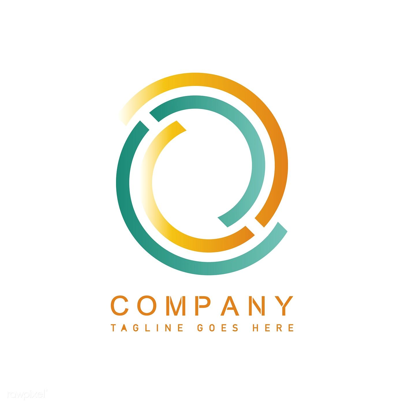 Modern company logo design vector