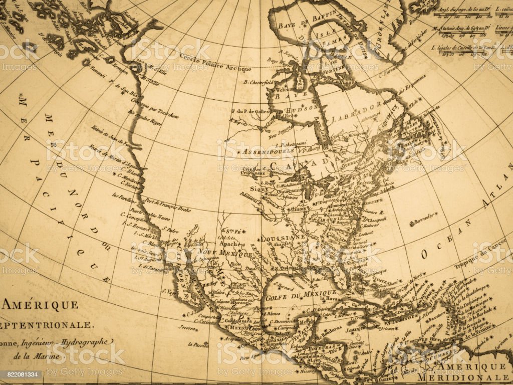 Old Map America Image Now