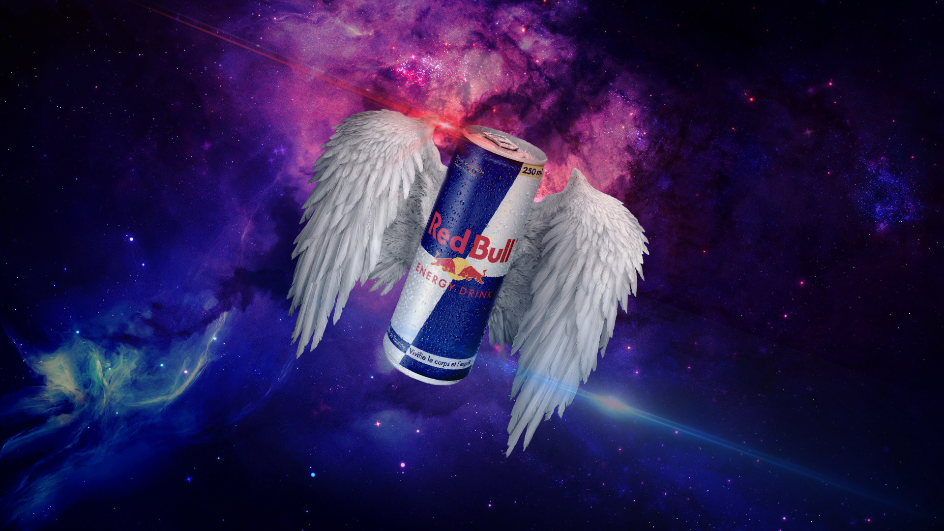 Red Bull Can Energy Drinks Wallpaper:1920x1080