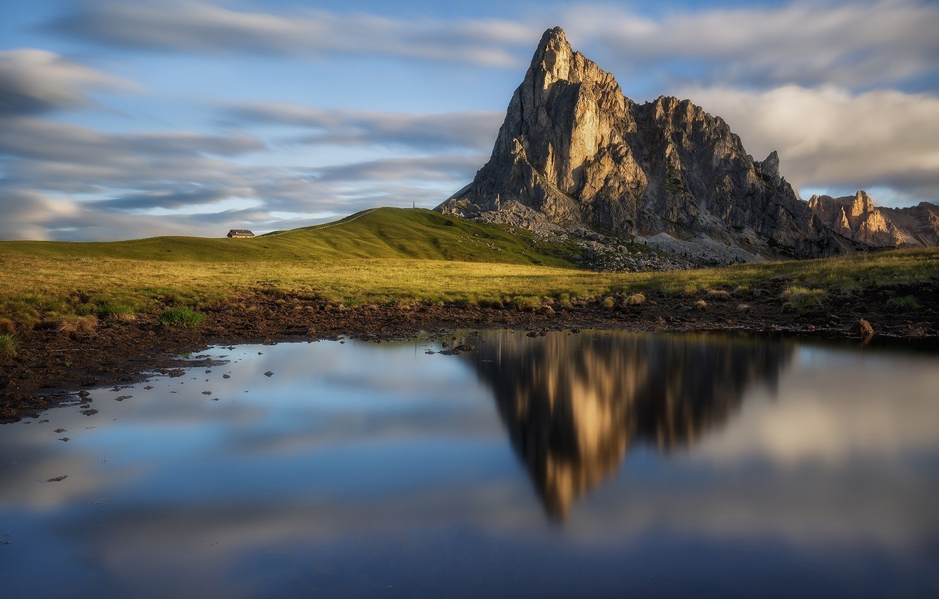 Wallpaper Italy, Italy, Veneto, Raguse clever peak, Colle Santa Lucia image for desktop, section пейзажи