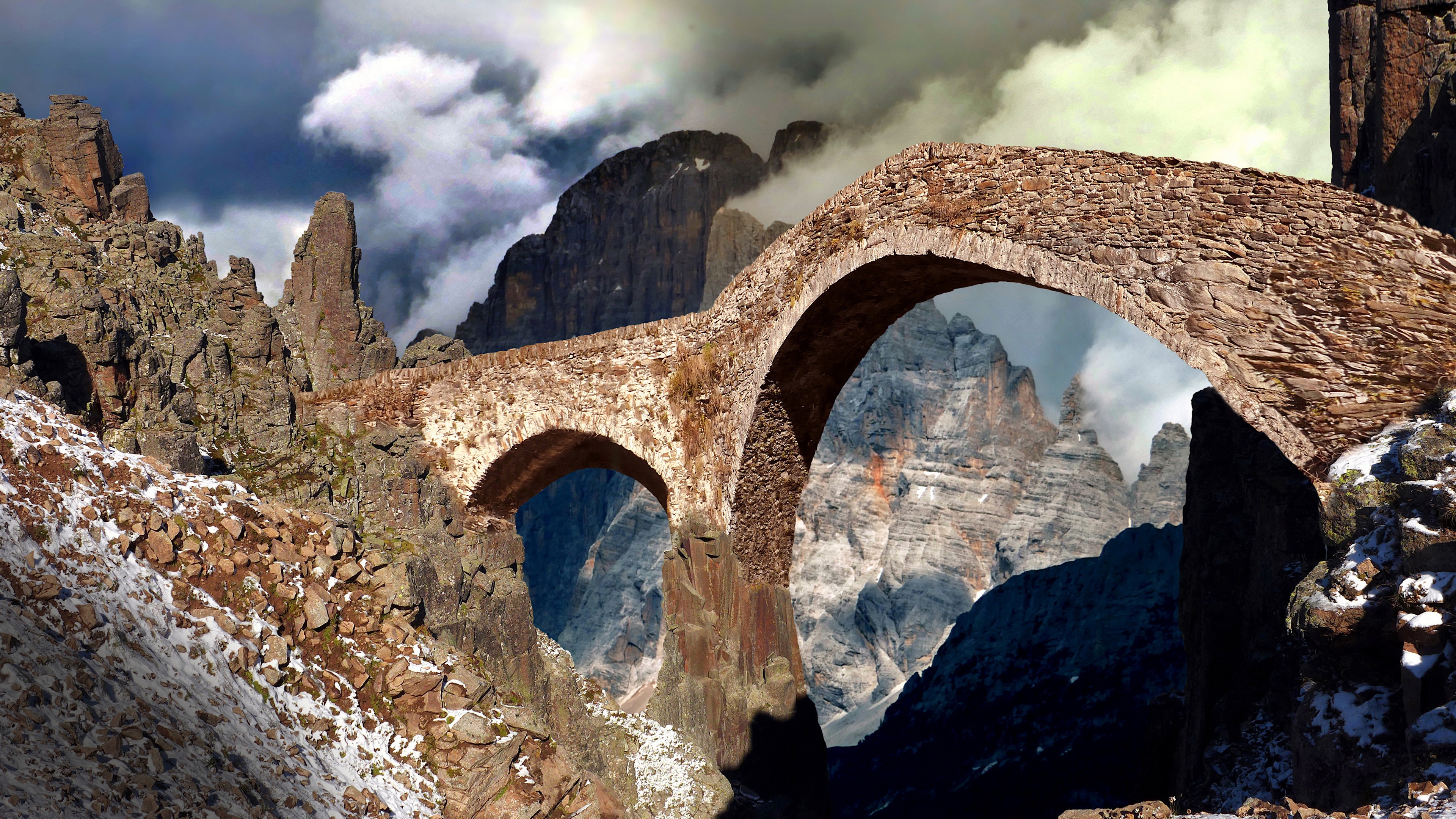 Veneto, Falcade 4k Ultra HD Wallpaper