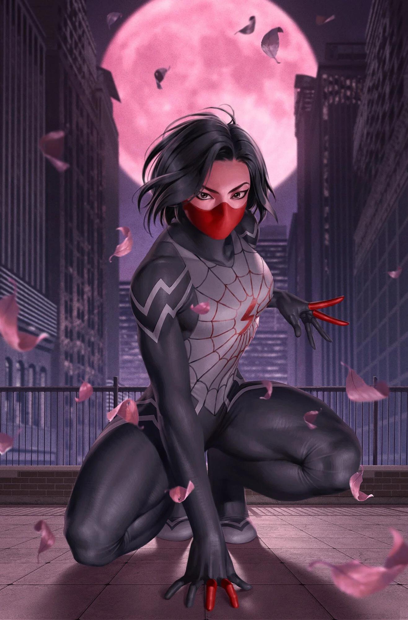 What can you guys tell me about Silk (Cindy Moon) and how her character differs from Peter and the other Spider people?