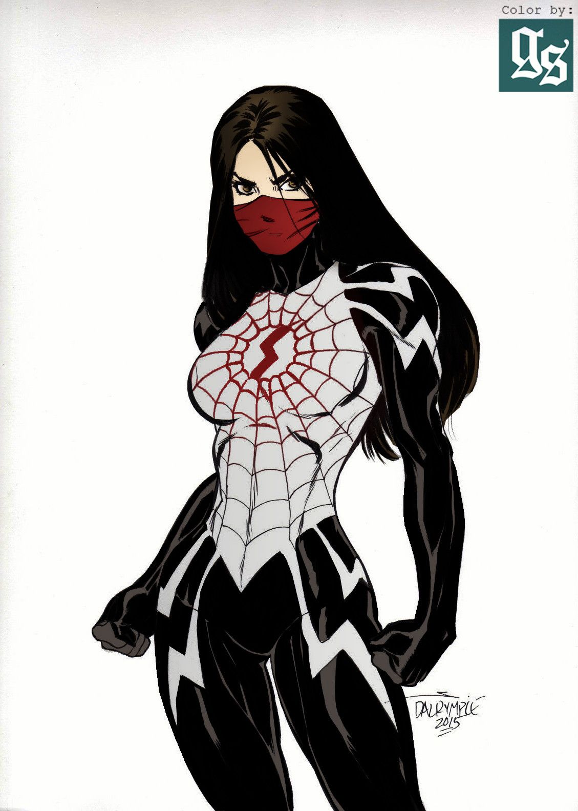 Silk #Fan #Art. (Cindy Moon (Silk) By: Gabriel Sansigolo. (THE * 5 * STÅR * ÅWARD * OF: * AW YEAH, IT'S MAJ. Silk marvel, Marvel characters art, Female spiderman