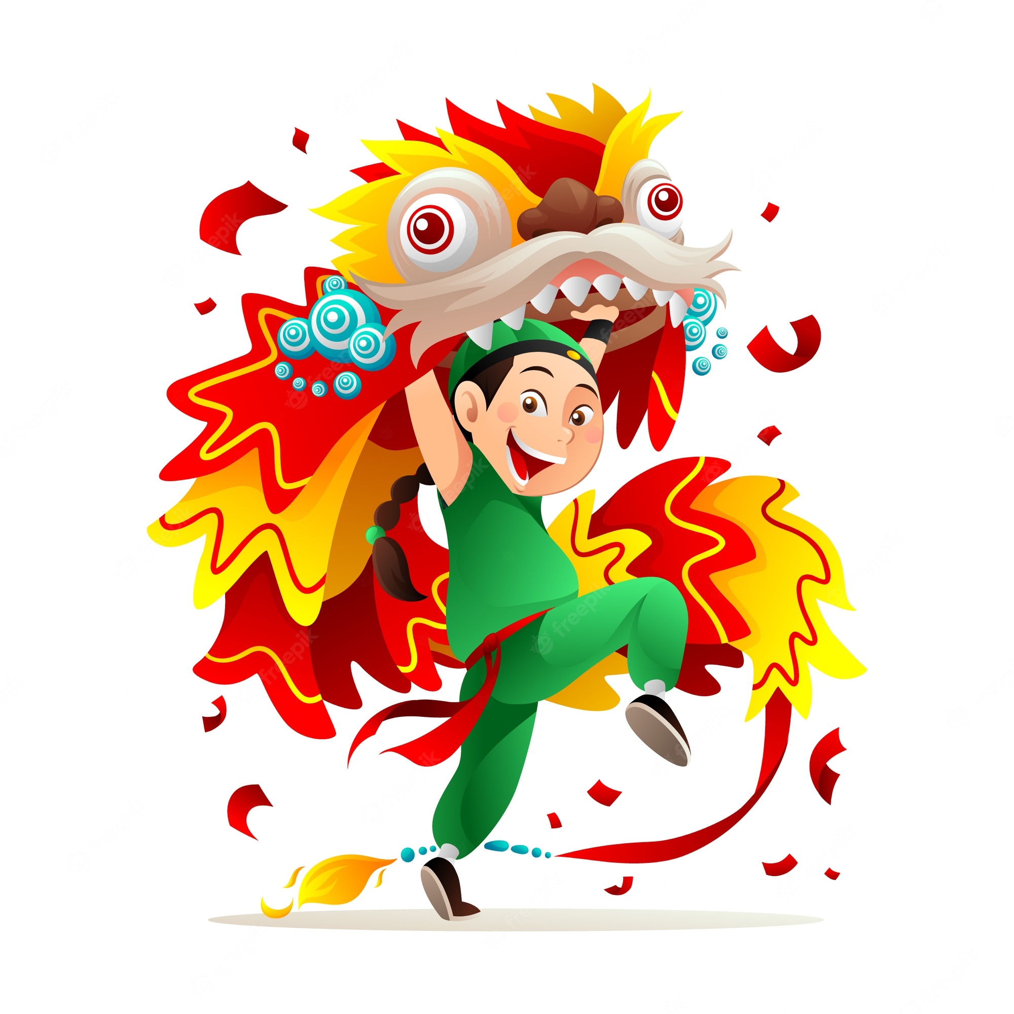 Barongsai Image. Free Vectors, & PSD