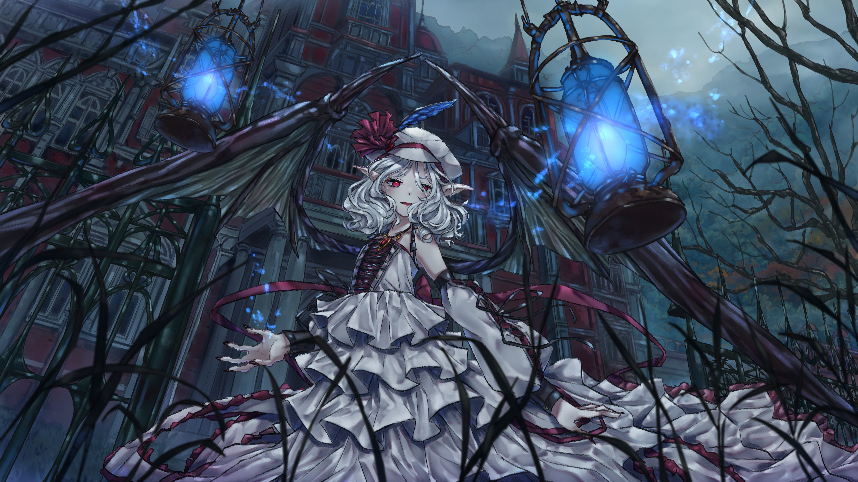 Touhou, Remilia Scarlet by 餠. My Little Wallpaper are Magic