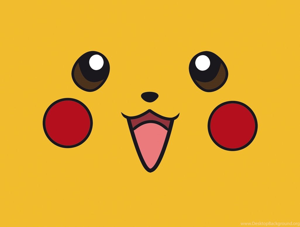Pikachu Face Wallpaper Desktop Background