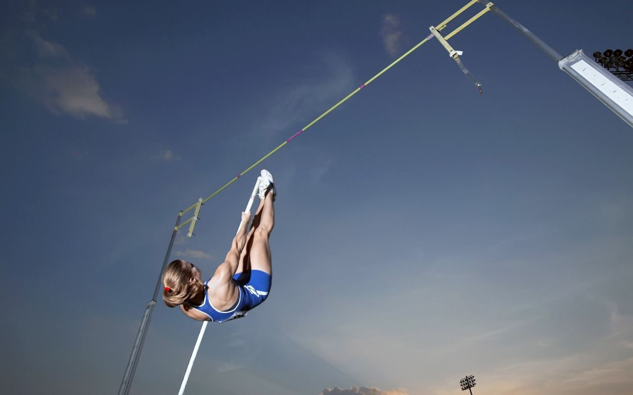 Pole vaulting!. Track and field, Pole vault, Track and field athlete