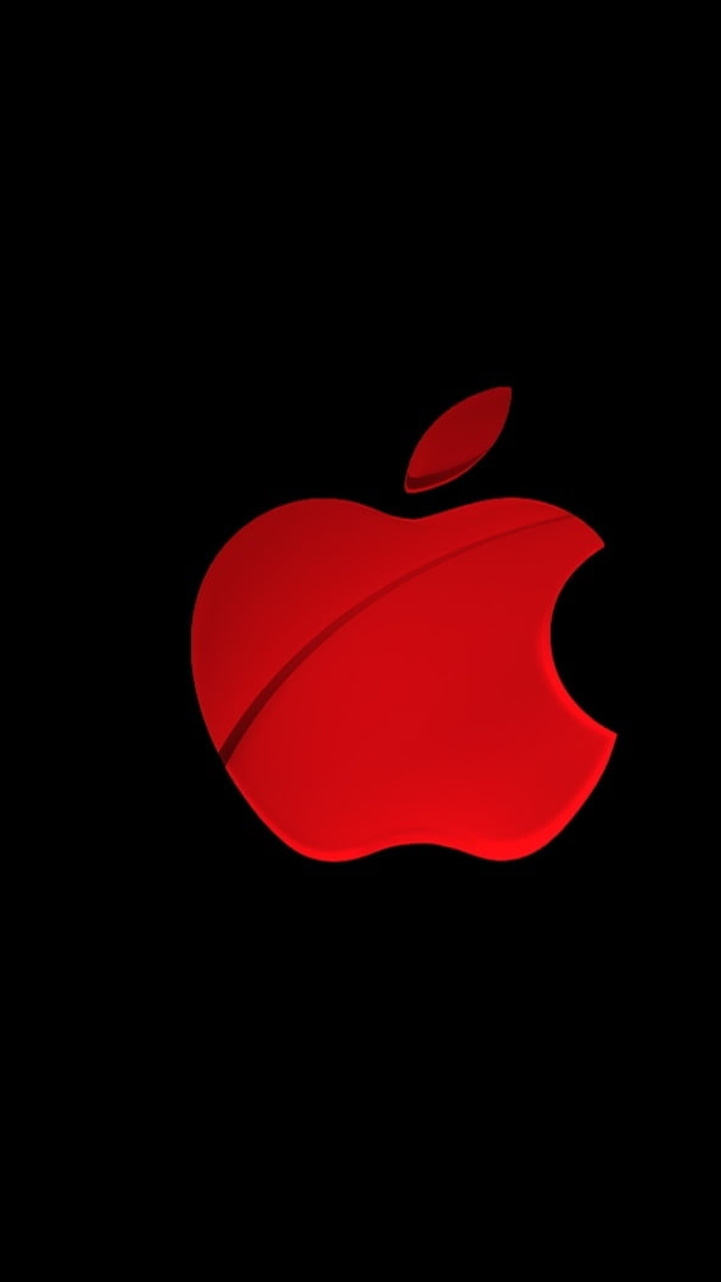 Wallpaper Apple, Red Apple Logo, Computers, Mac, Black • Wallpaper For You