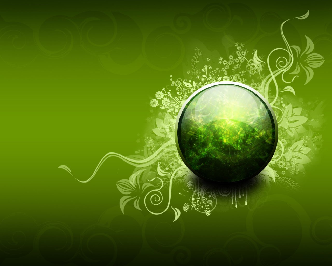 chemistry background green