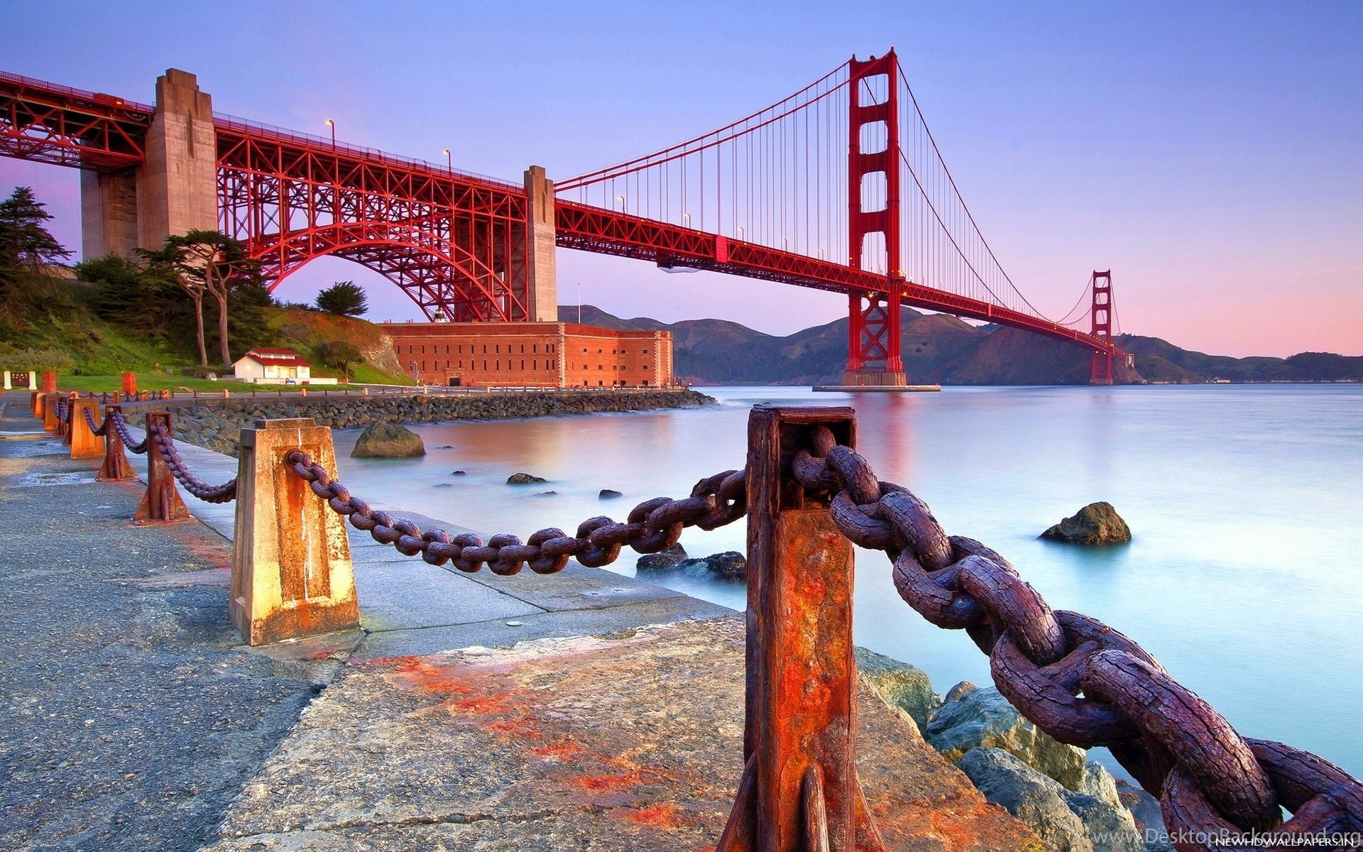 Golden Gate Bridge Coast Nice City HD Wallpaper New HD Wallpaper Desktop Background