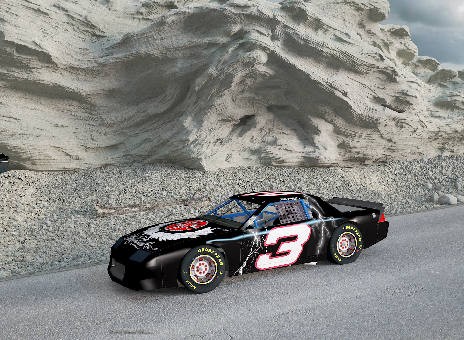 Dale Earnhardt Sr Fantasy IROC Wallpaper