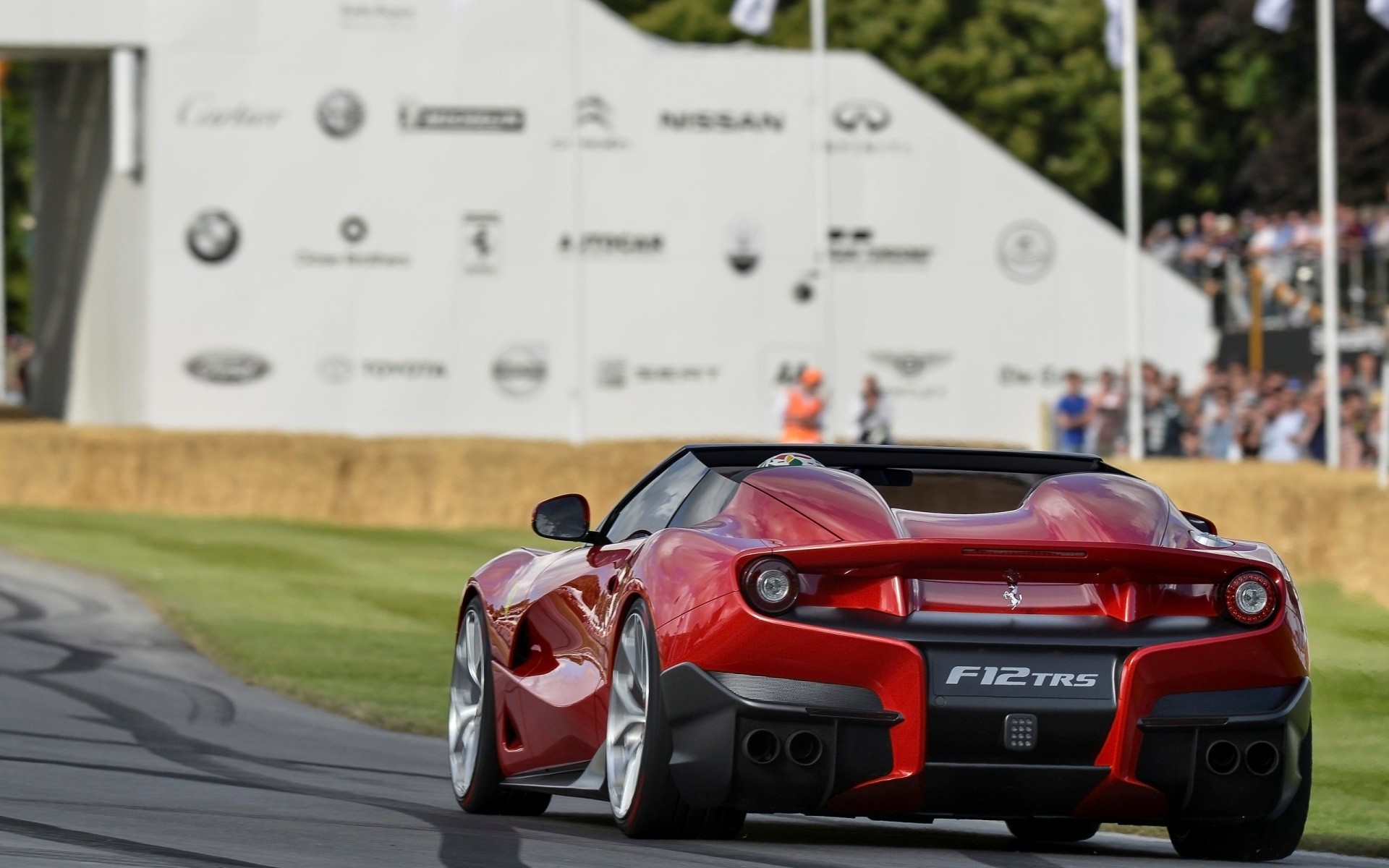 car, Ferrari, Ferrari F12 TRS, Goodwood Festival of Speed Wallpaper HD / Desktop and Mobile Background