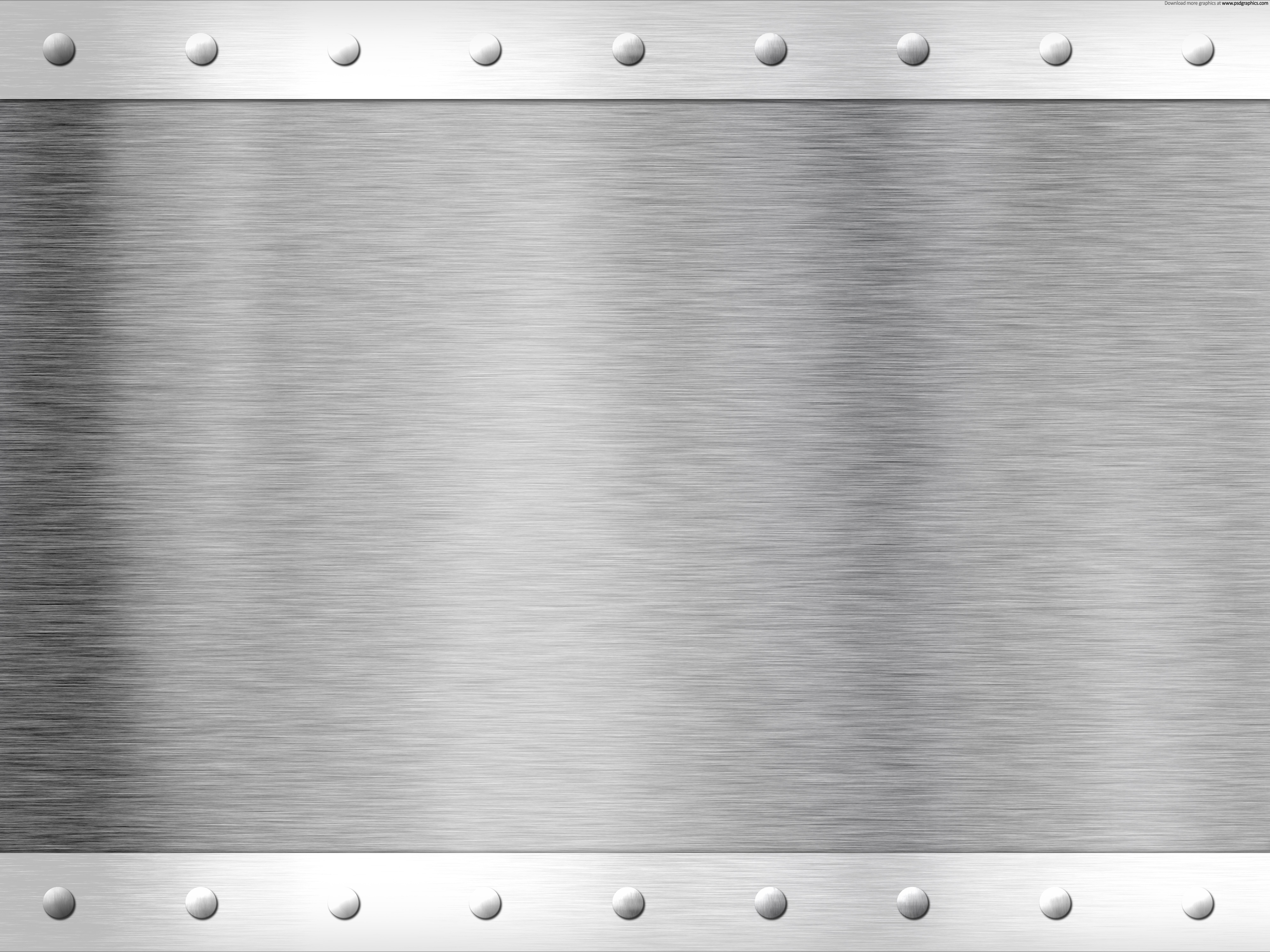 Metal plate with rivets background