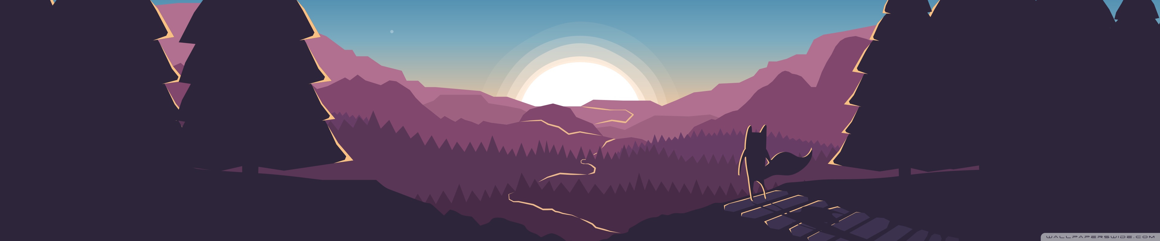 Flat Design illustration Ultra HD Desktop Background Wallpaper for: Widescreen & UltraWide Desktop & Laptop, Multi Display, Dual & Triple Monitor, Tablet