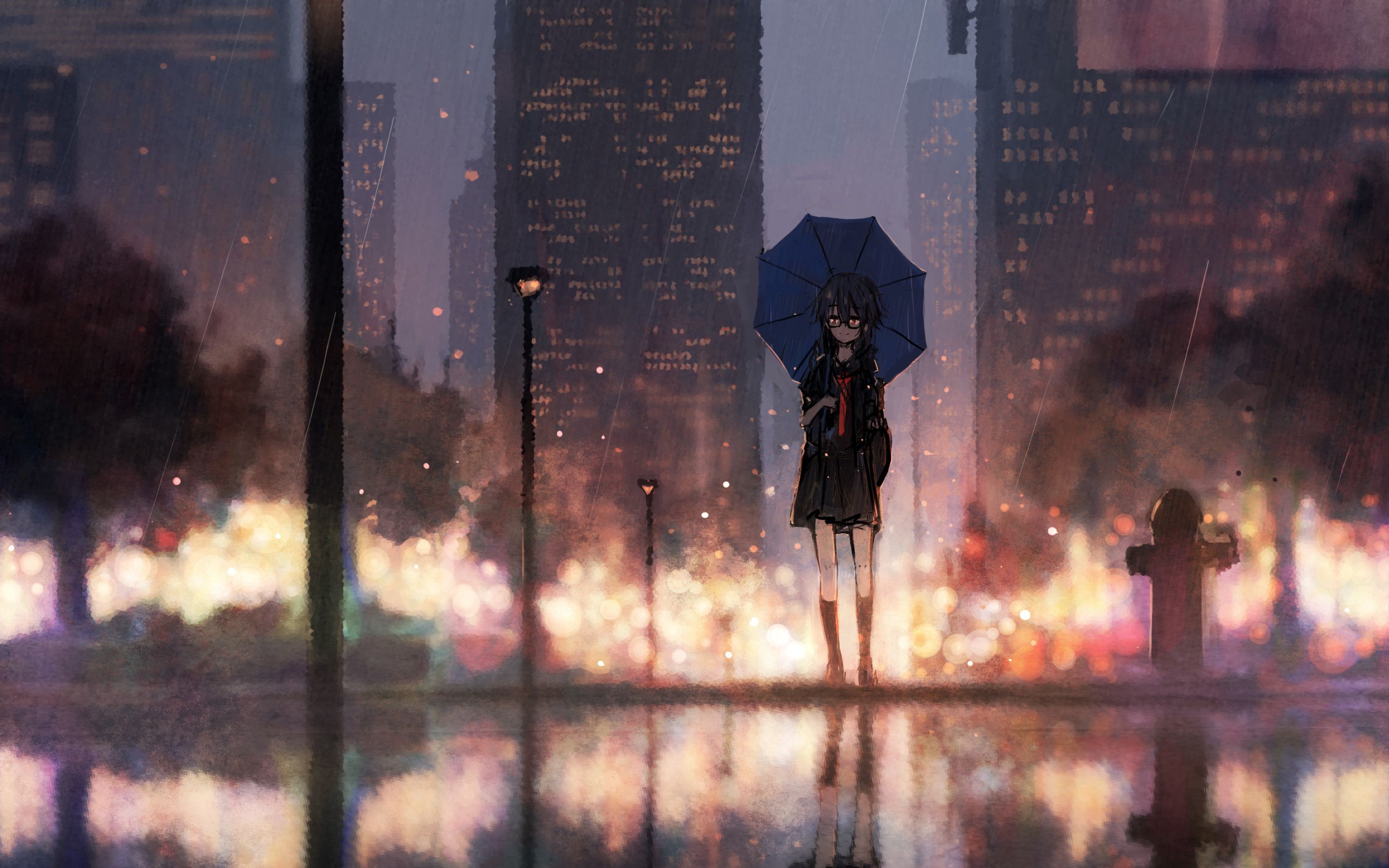 Anime Rain Wallpaper Free Anime Rain Background