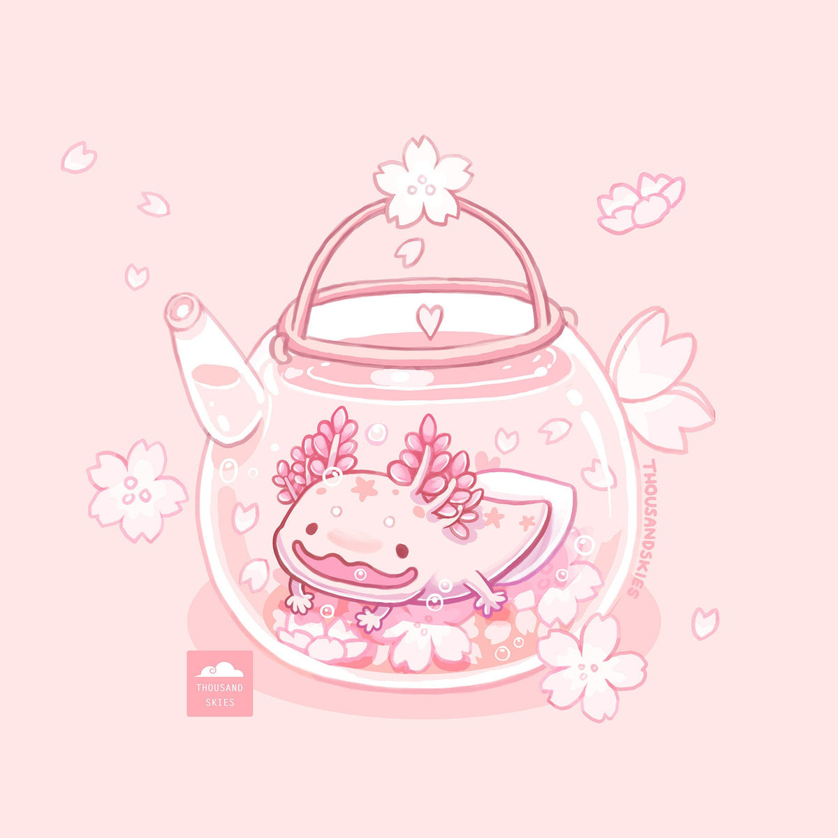 Kawaii Axolotls Wallpapers - Wallpaper Cave