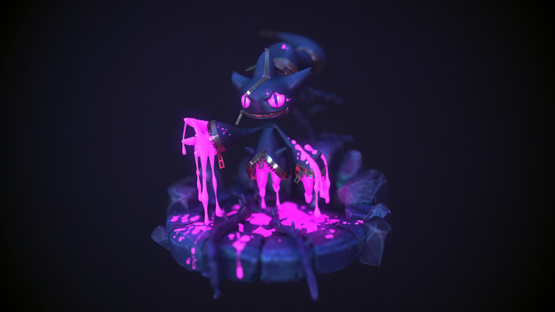 Andy (Panda Box) Banette (3D Fanart)