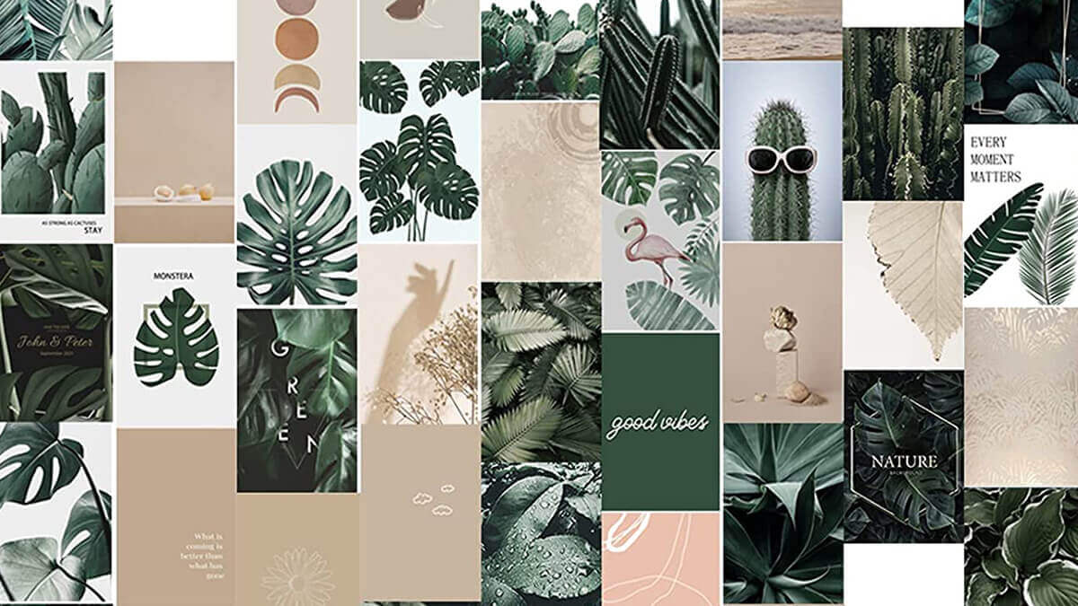 Aesthetic Photo Wall Collage Ideas (Prints & Printable Kits)