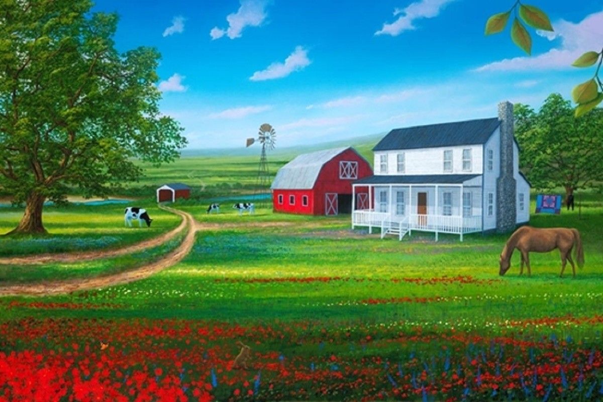 Beautiful Farm Wallpaper