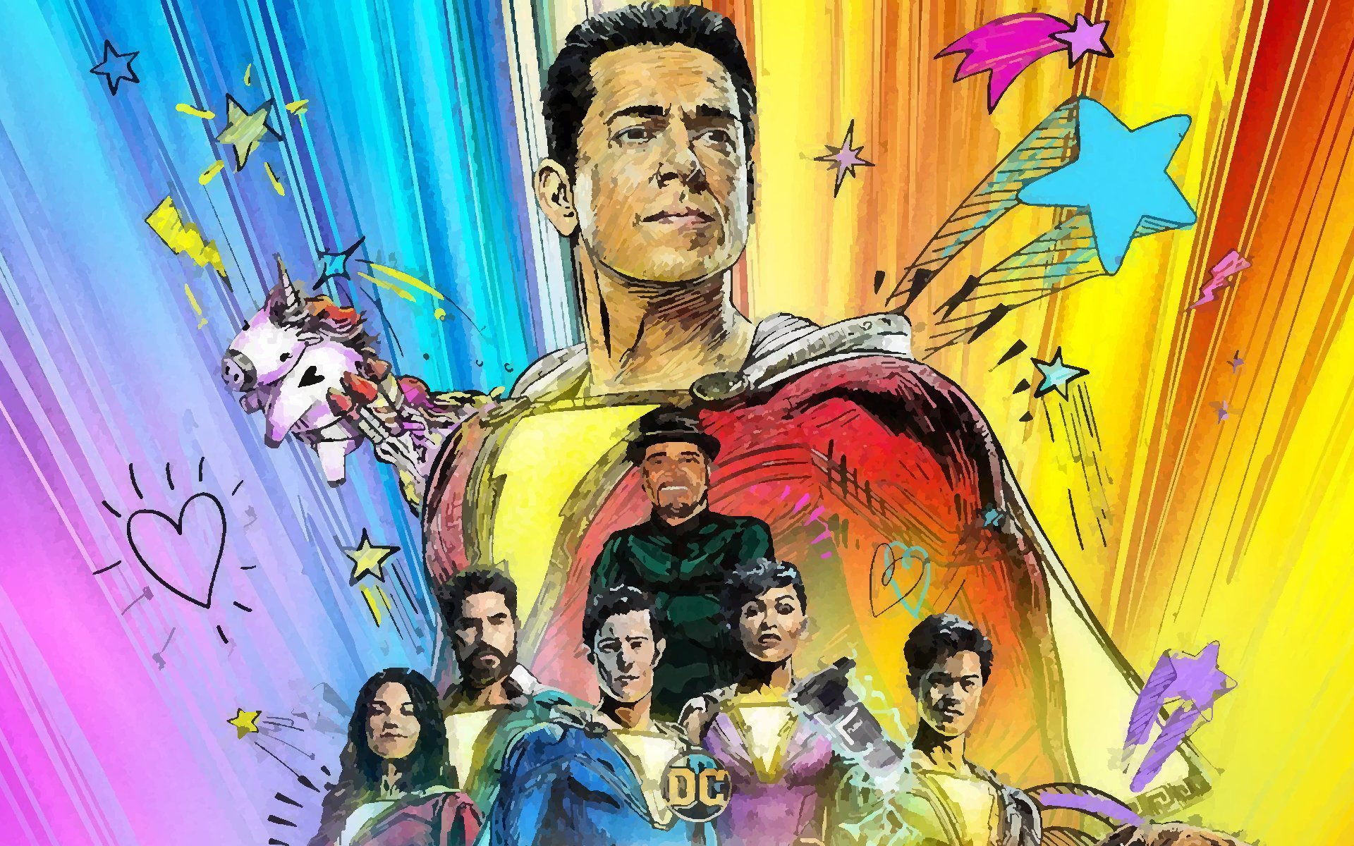 Shazam! Fury of the Gods HD Wallpaper and Background Image