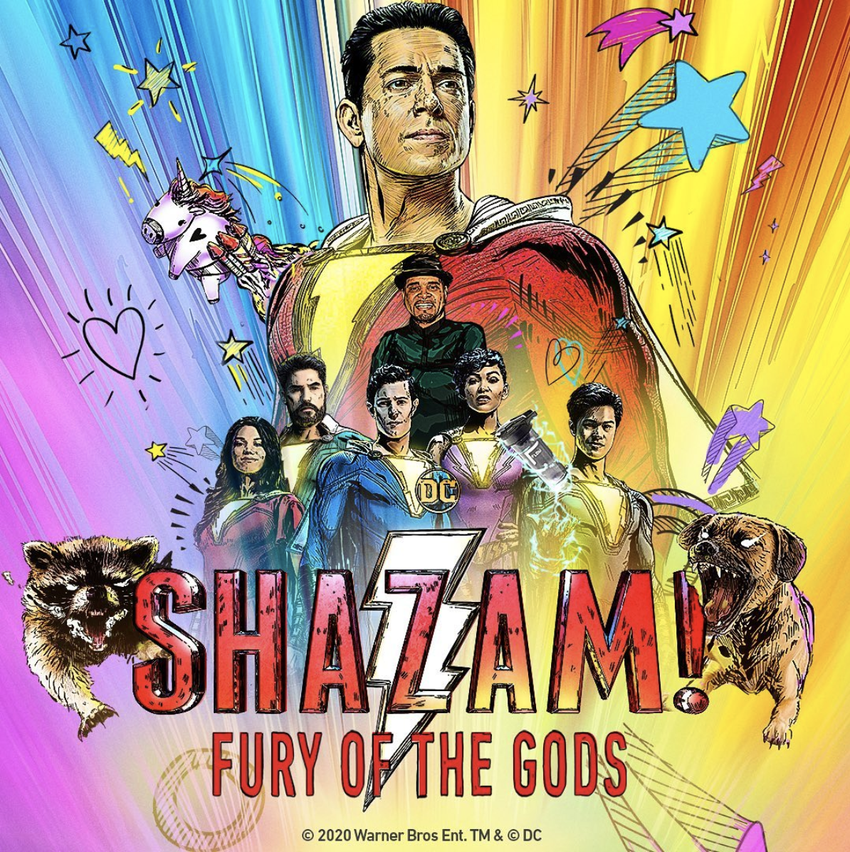 Zachary Levi Shares Poster Art For SHAZAM! FURY OF THE GODS