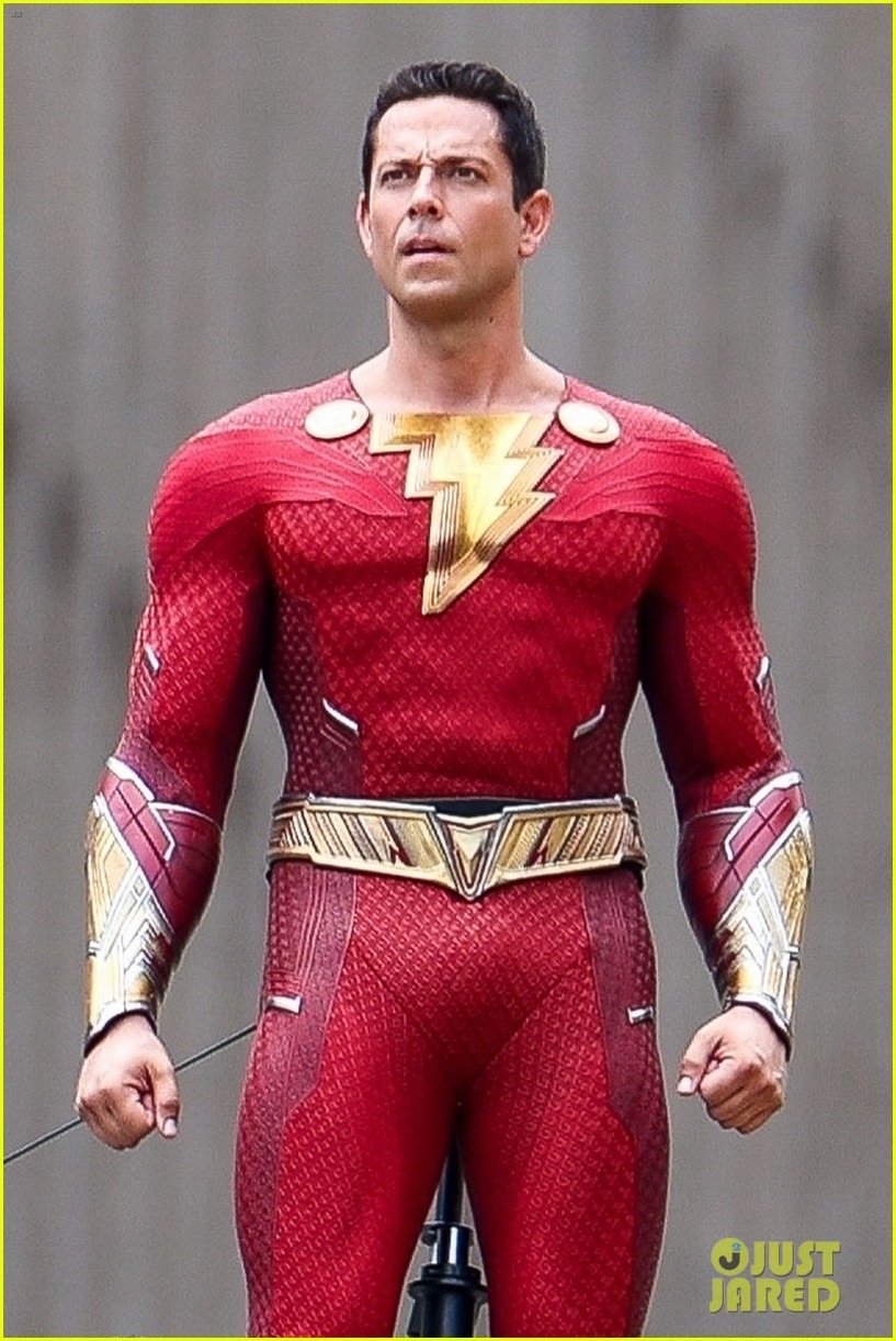 IMAGE: Zachary Levi On The Set Of Shazam! Fury Of The Gods, R DC_Cinematic