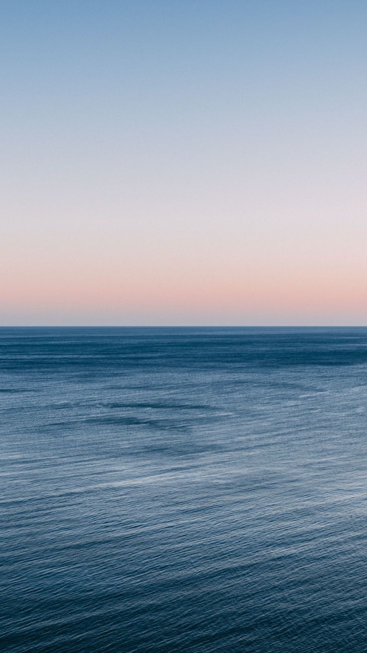 Calm and beautiful sea, clean skyline, sunset, 1080x1920 wallpaper. Ocean wallpaper, Beach wallpaper, Beach wallpaper iphone