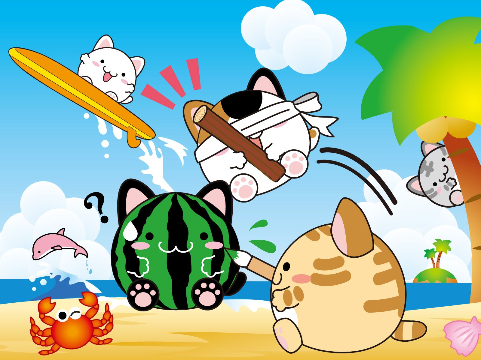 Summer Cartoon Desktop Wallpaper Free Summer Cartoon Desktop Background