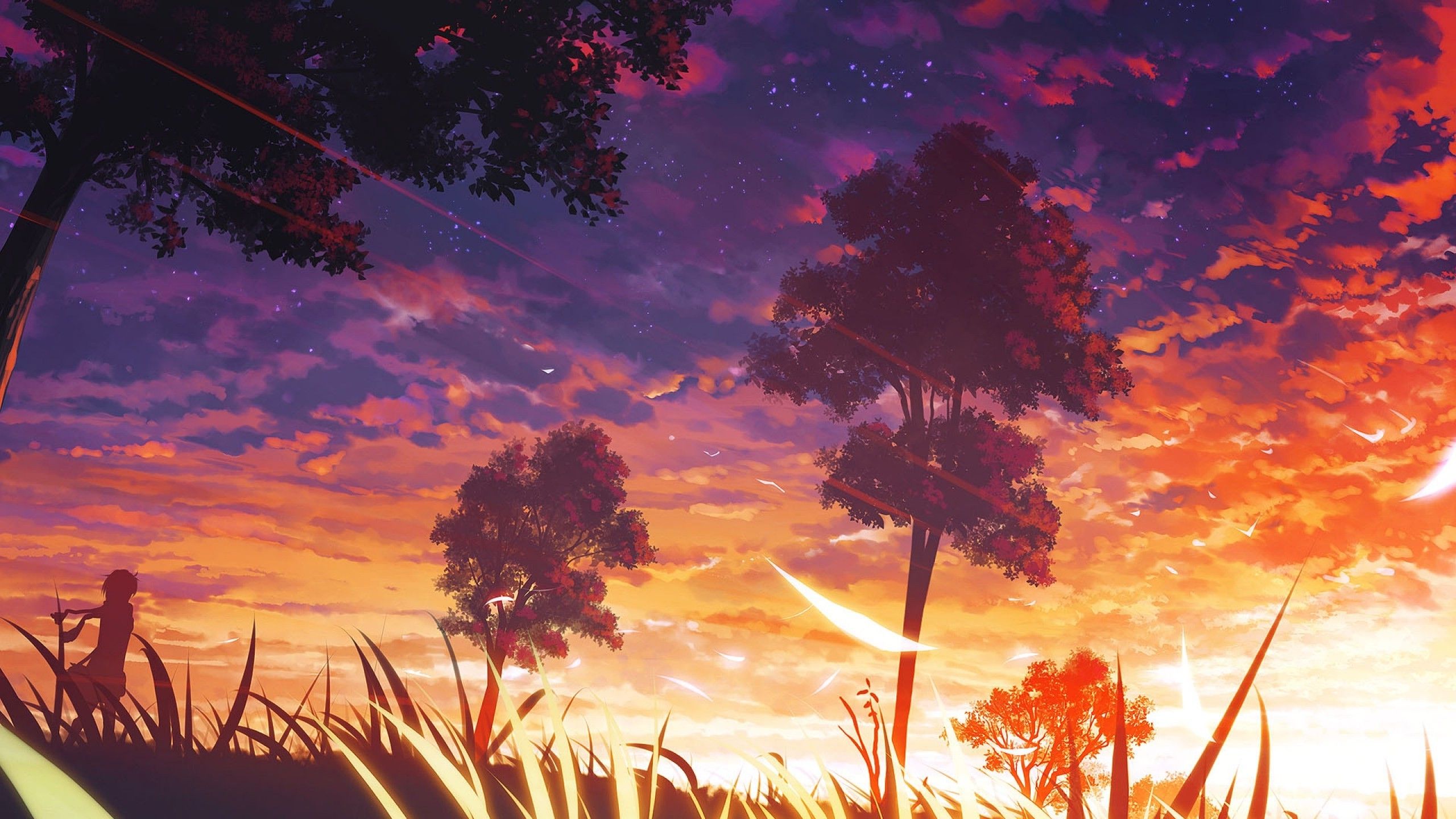 4k Anime Landscape Wallpaper