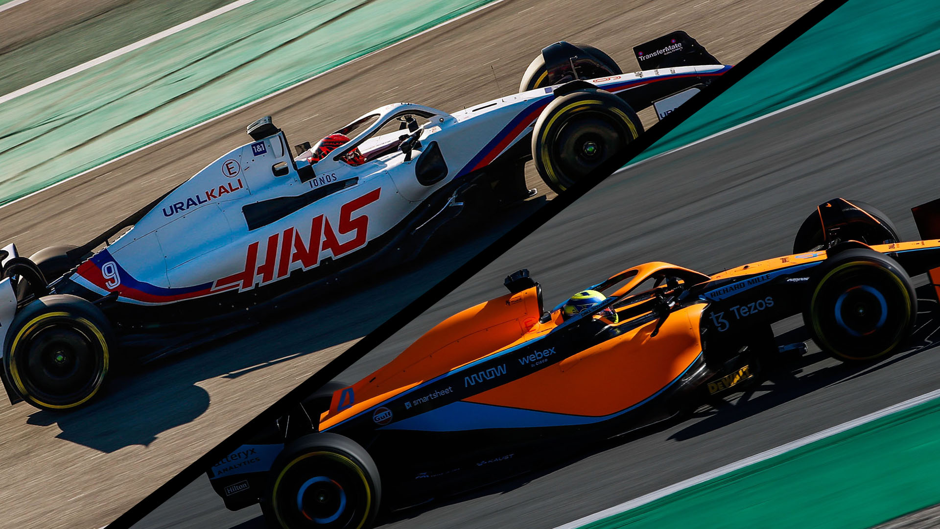 Haas and McLaren shake down their 2022 cars at Barcelona. Formula 1®